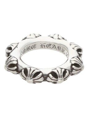 Chrome Hearts Cross Band Silver Ring